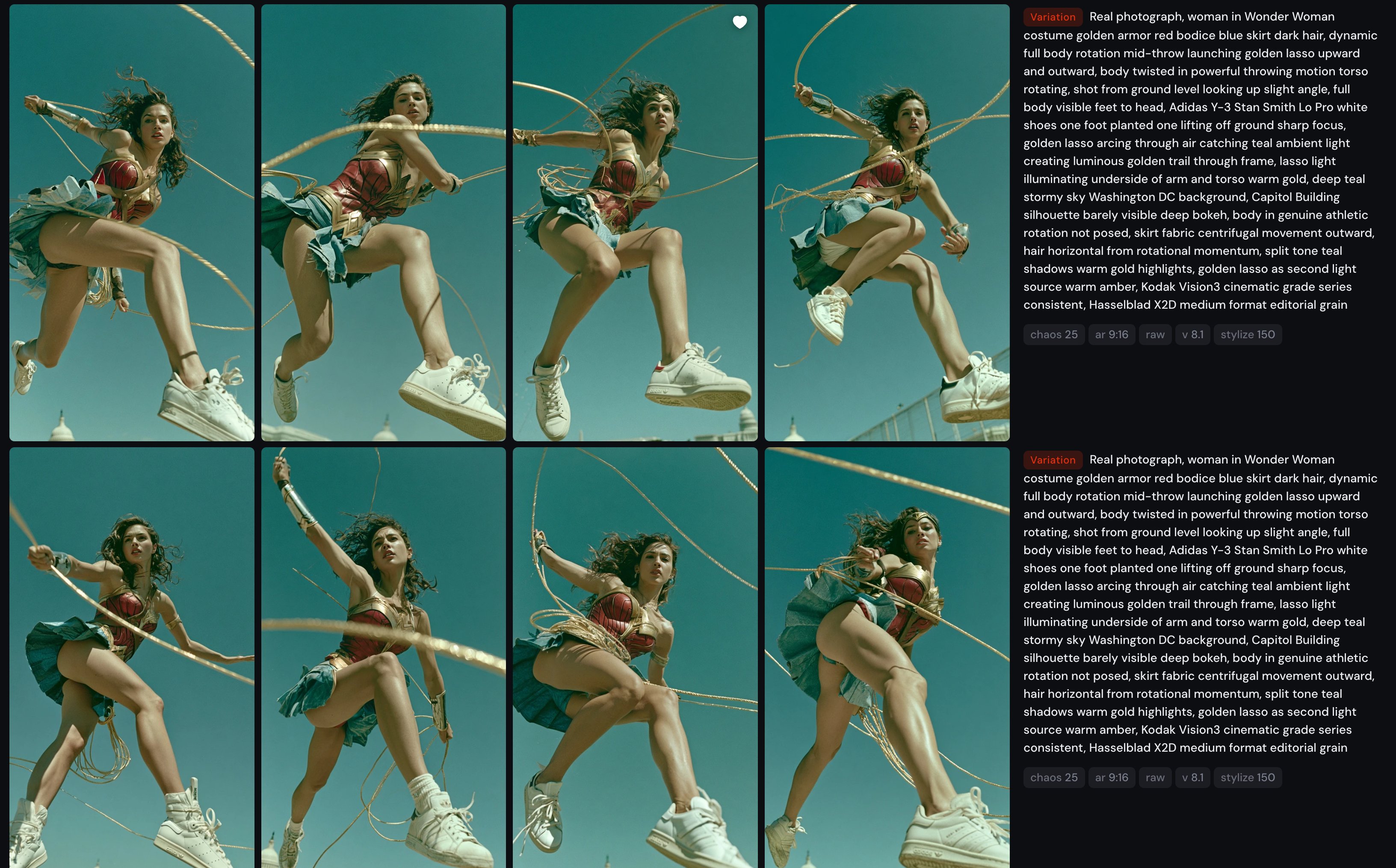Midjourney Wonder Woman